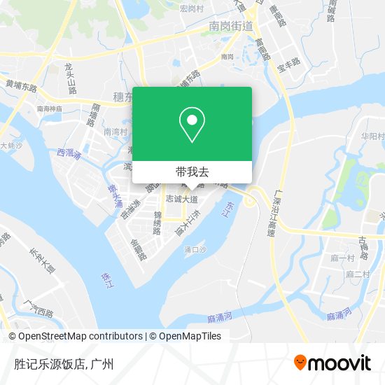 胜记乐源饭店地图
