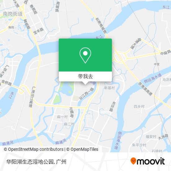 华阳湖生态湿地公园地图