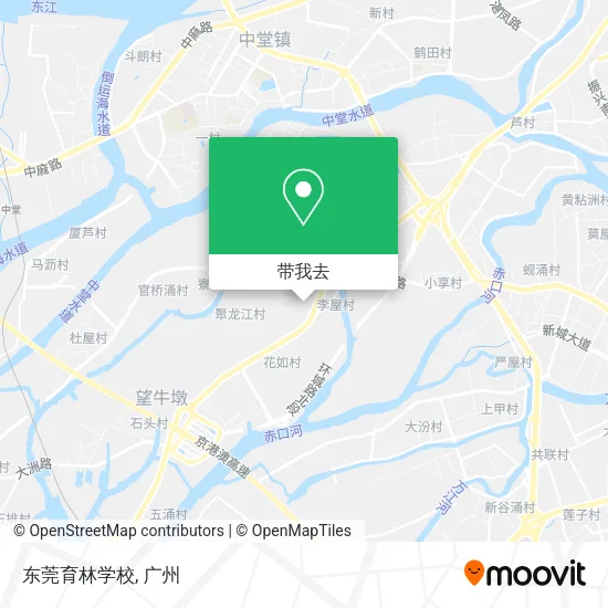 东莞育林学校地图