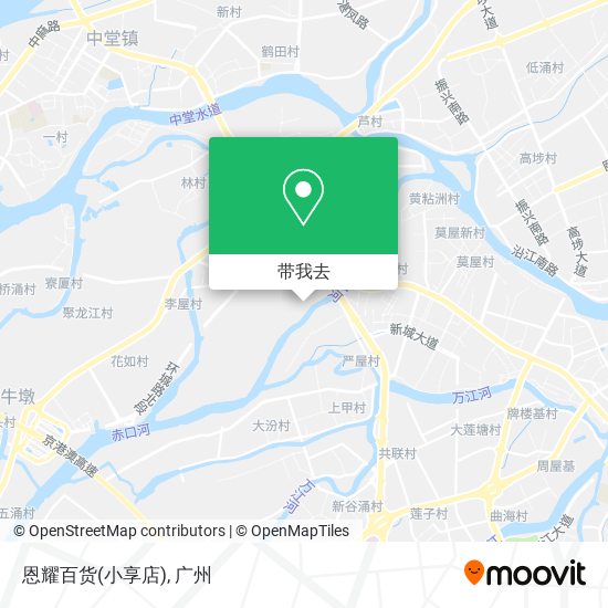 恩耀百货(小享店)地图