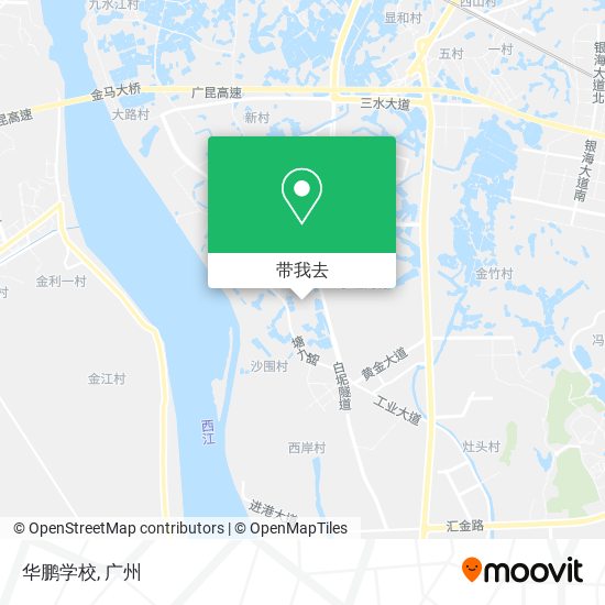 华鹏学校地图