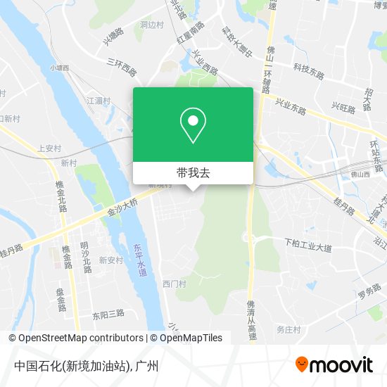中国石化(新境加油站)地图