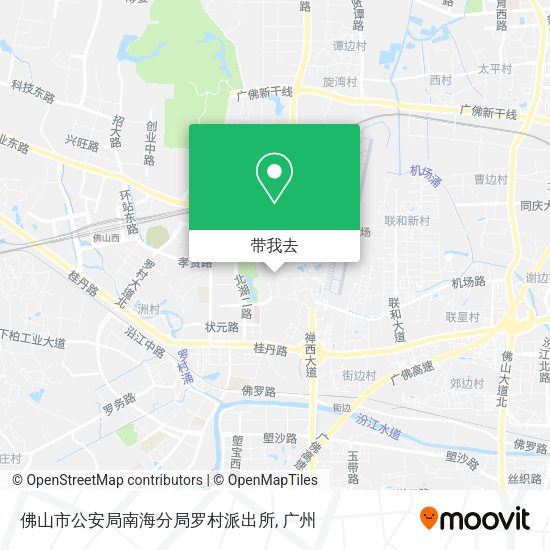 佛山市公安局南海分局罗村派出所地图