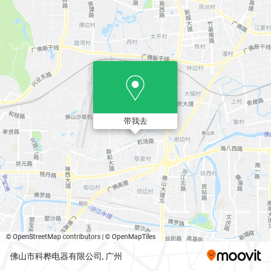 佛山市科桦电器有限公司地图