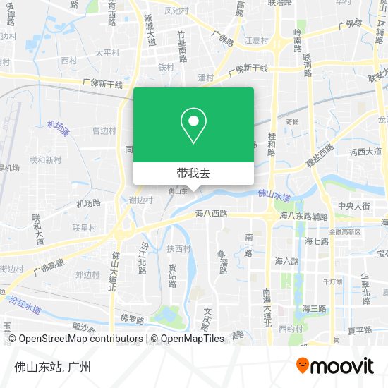 佛山东站地图
