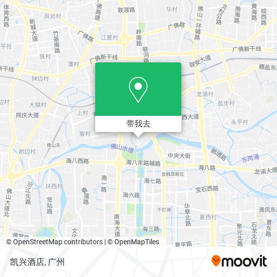 凯兴酒店地图