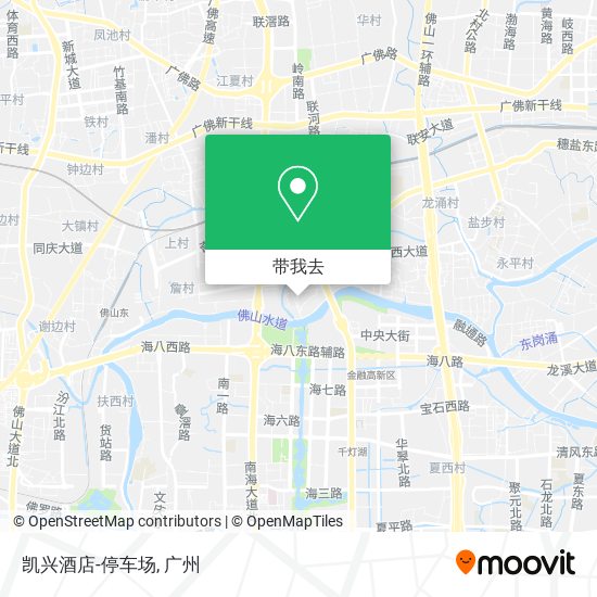凯兴酒店-停车场地图