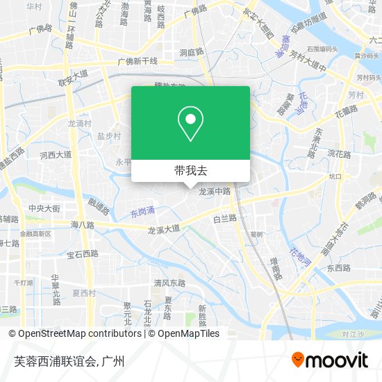 芙蓉西浦联谊会地图