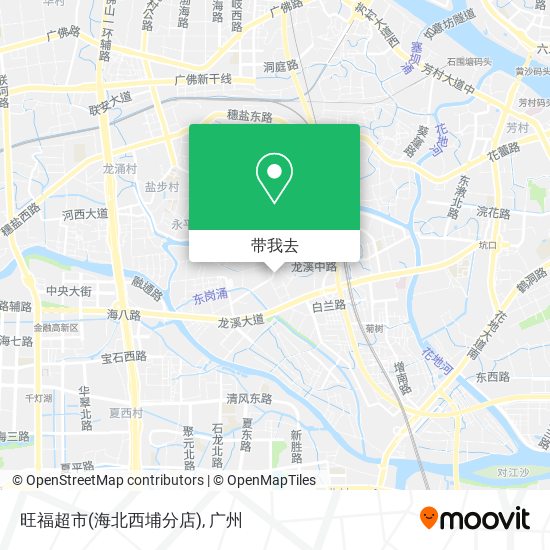 旺福超市(海北西埔分店)地图