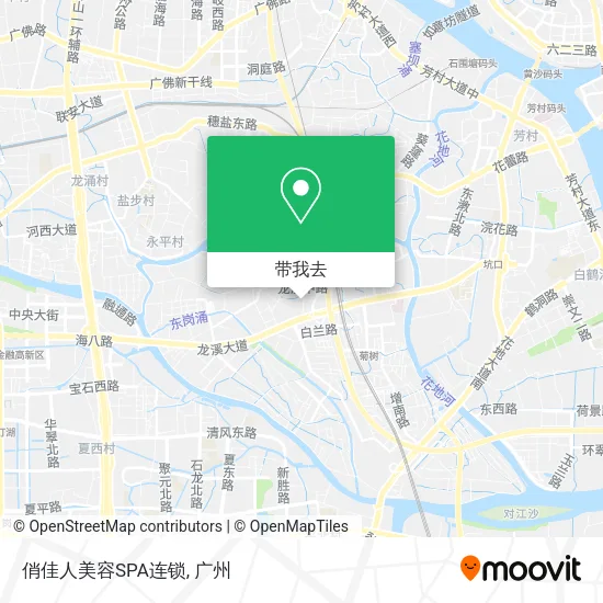 俏佳人美容SPA连锁地图