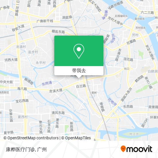 康桦医疗门诊地图