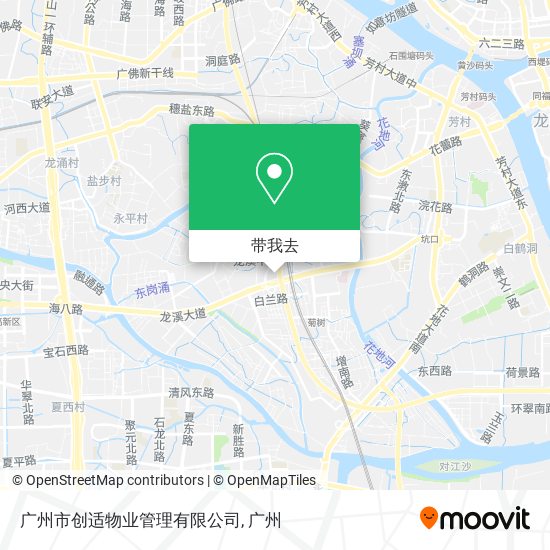 广州市创适物业管理有限公司地图