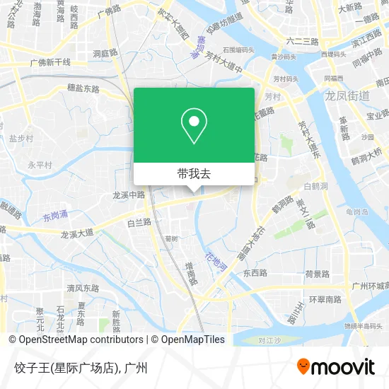 饺子王(星际广场店)地图