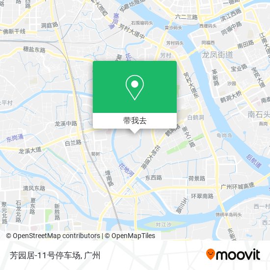 芳园居-11号停车场地图