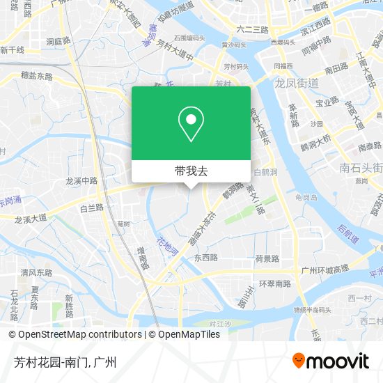 芳村花园-南门地图