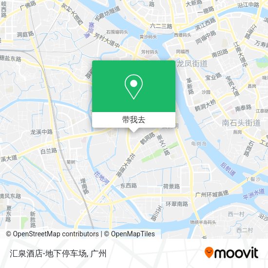 汇泉酒店-地下停车场地图