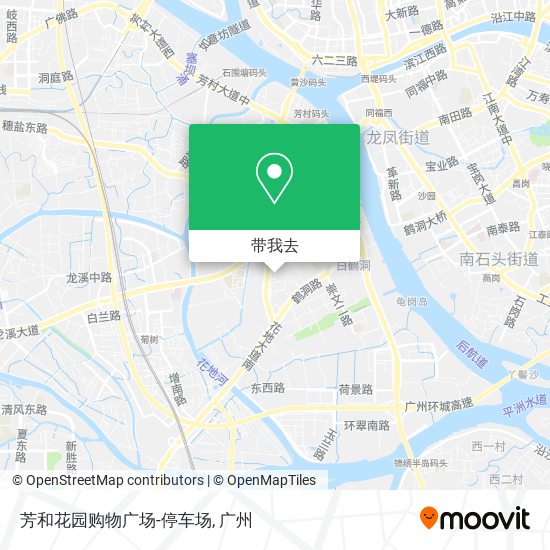 芳和花园购物广场-停车场地图