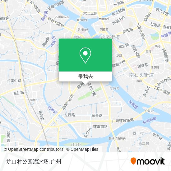 坑口村公园溜冰场地图
