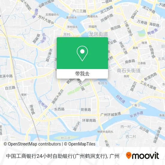 中国工商银行24小时自助银行(广州鹤洞支行)地图
