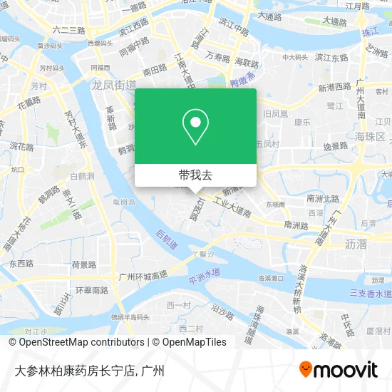 大参林柏康药房长宁店地图