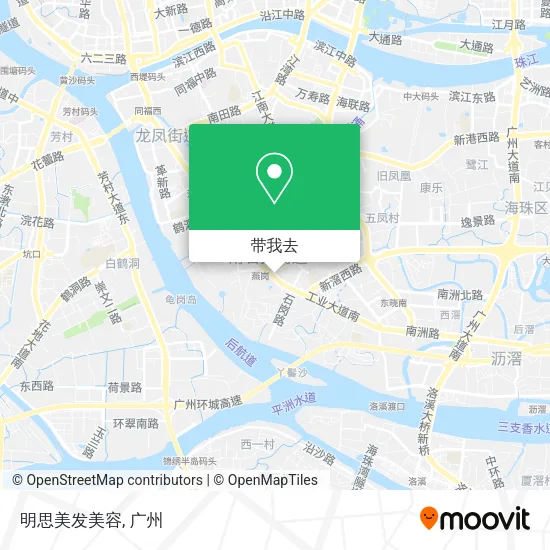 明思美发美容地图