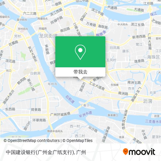 中国建设银行(广州金广纸支行)地图