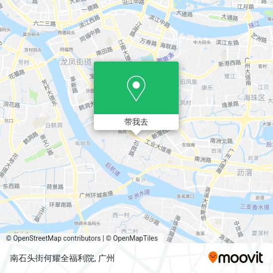 南石头街何耀全福利院地图