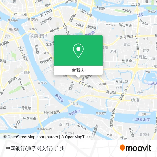 中国银行(燕子岗支行)地图
