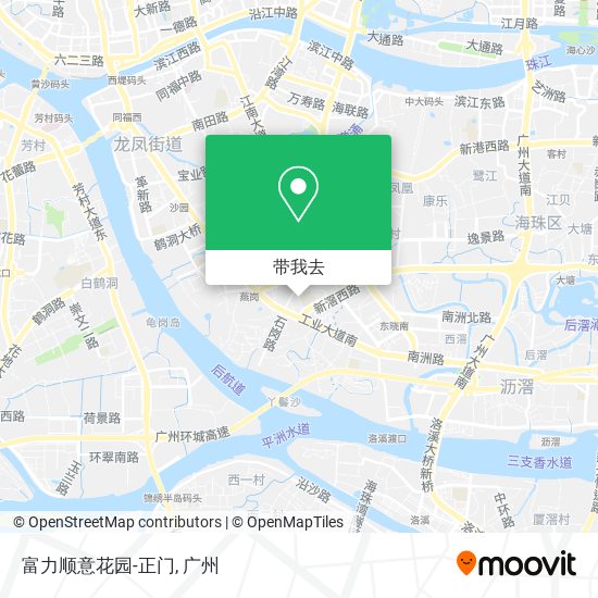 富力顺意花园-正门地图