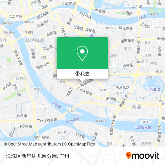 海珠区新星幼儿园分园地图