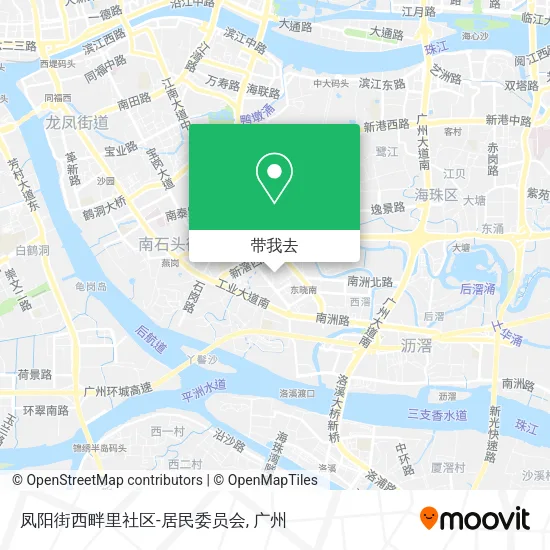 凤阳街西畔里社区-居民委员会地图
