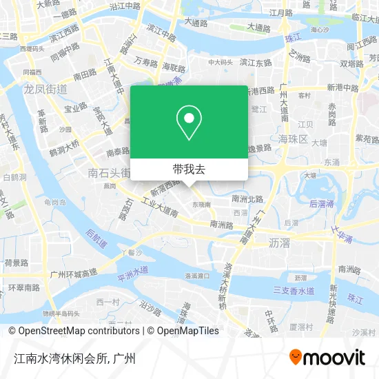 江南水湾休闲会所地图