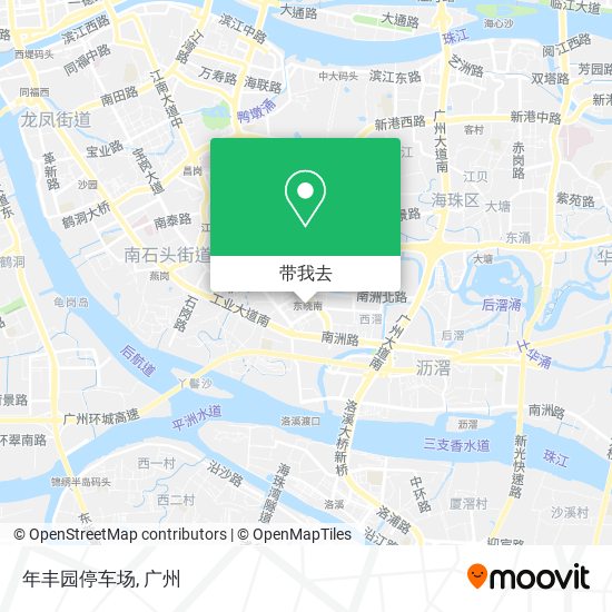 年丰园停车场地图