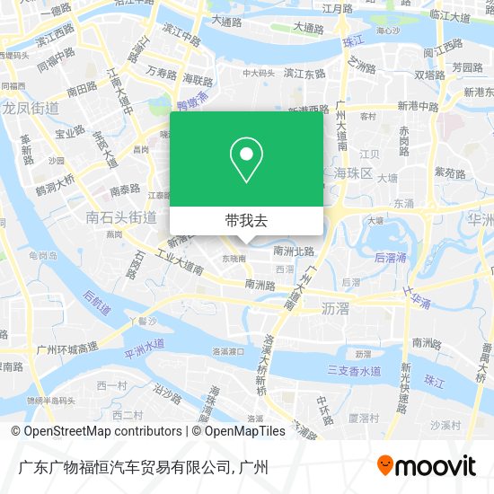 广东广物福恒汽车贸易有限公司地图