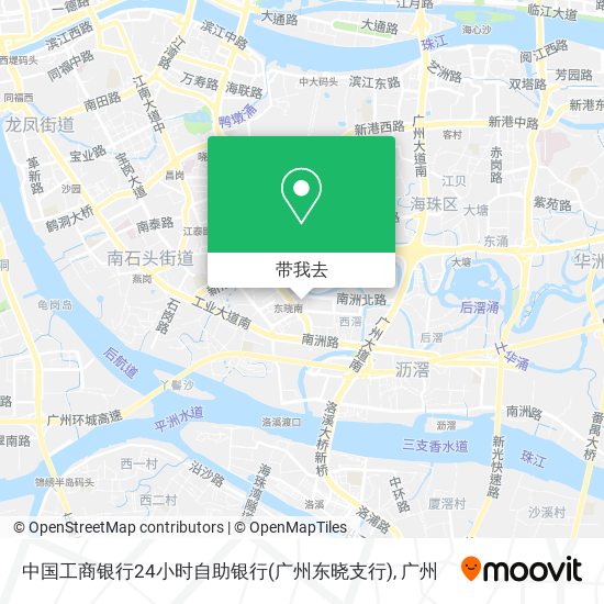 中国工商银行24小时自助银行(广州东晓支行)地图