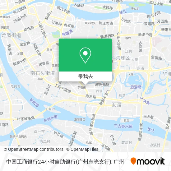 中国工商银行24小时自助银行(广州东晓支行)地图