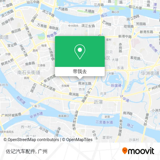 佐记汽车配件地图