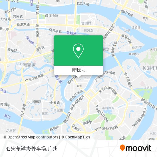 仑头海鲜城-停车场地图