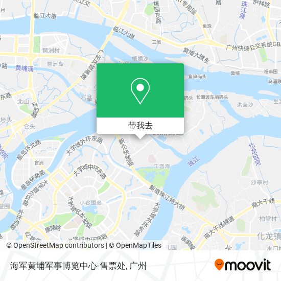 海军黄埔军事博览中心-售票处地图