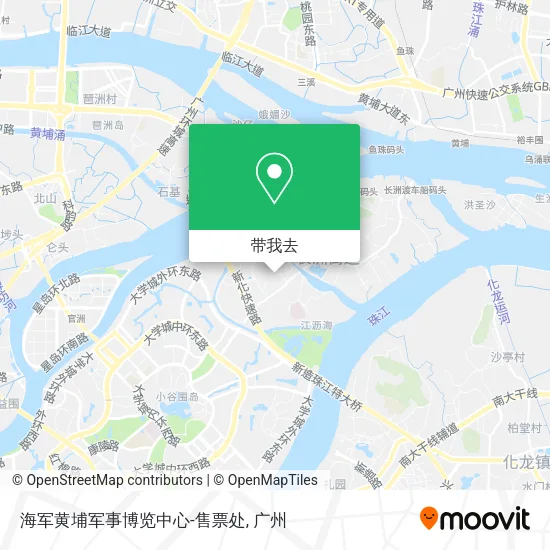 海军黄埔军事博览中心-售票处地图