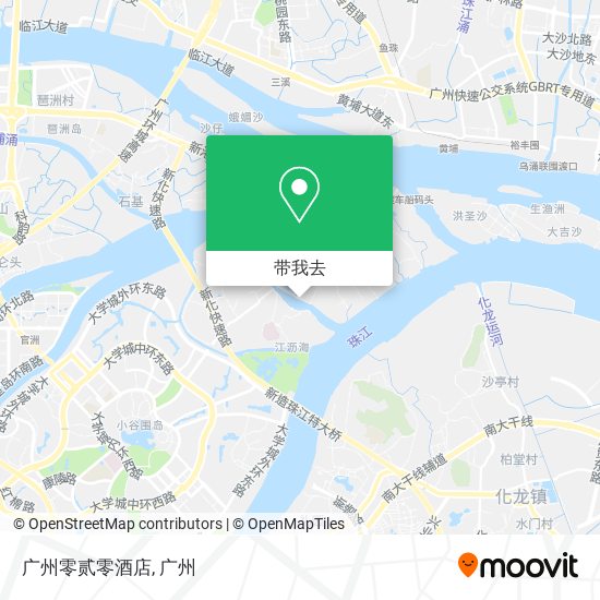 广州零贰零酒店地图