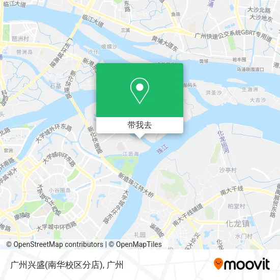 广州兴盛(南华校区分店)地图