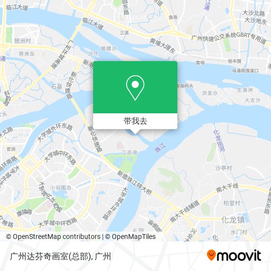 广州达芬奇画室(总部)地图