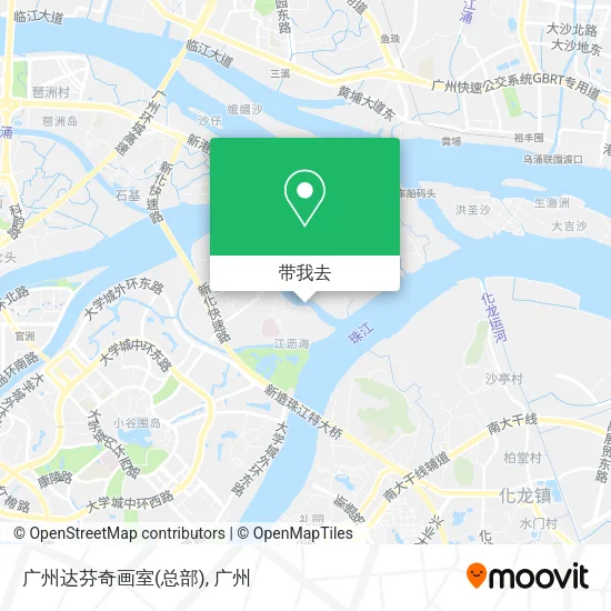 广州达芬奇画室(总部)地图