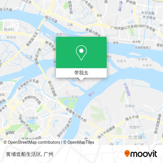 黄埔造船生活区地图