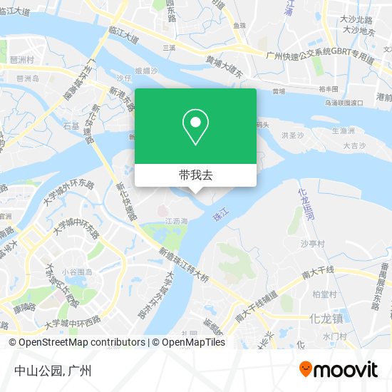 中山公园地图