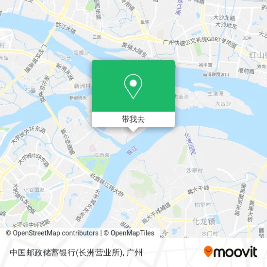 中国邮政储蓄银行(长洲营业所)地图