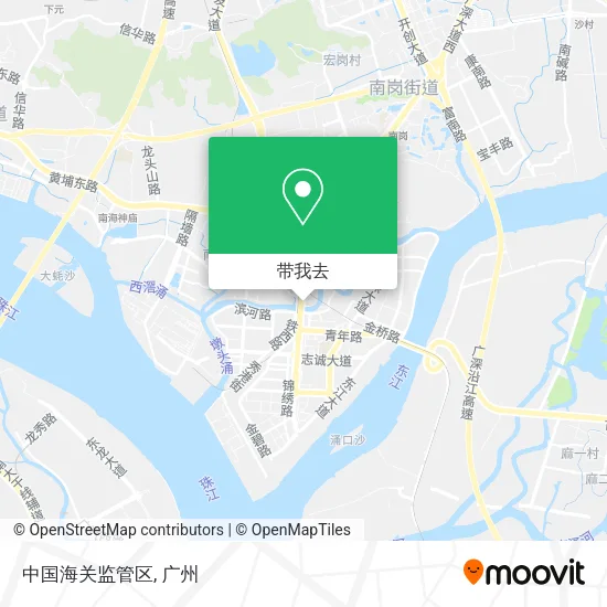 中国海关监管区地图