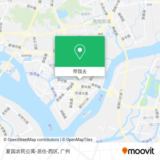夏园农民公寓-居住-西区地图