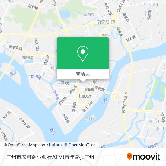 广州市农村商业银行ATM(青年路)地图